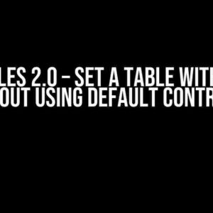 Datatables 2.0 – Set a Table with Custom Layout Using Default Controls