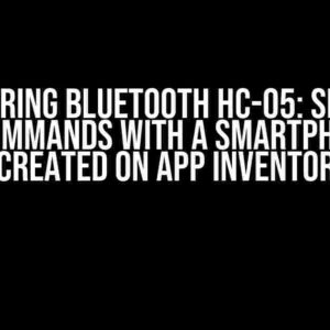 Mastering Bluetooth HC-05: Sending Mode Commands with a Smartphone App Created on App Inventor