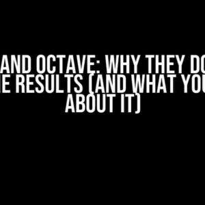 Matlab and Octave: Why They Don’t Give the Same Results (And What You Can Do About It)