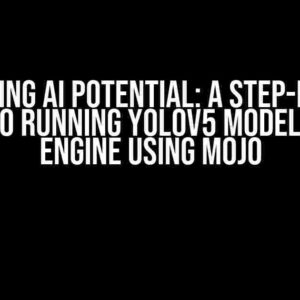 Unlocking AI Potential: A Step-by-Step Guide to Running Yolov5 Model in Max Engine using Mojo