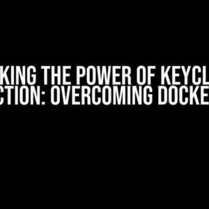 Unlocking the Power of Keycloak in Production: Overcoming Docker Woes